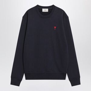 Ami Paris Men's Ami De Coeur Navy Blue Sweatshirt